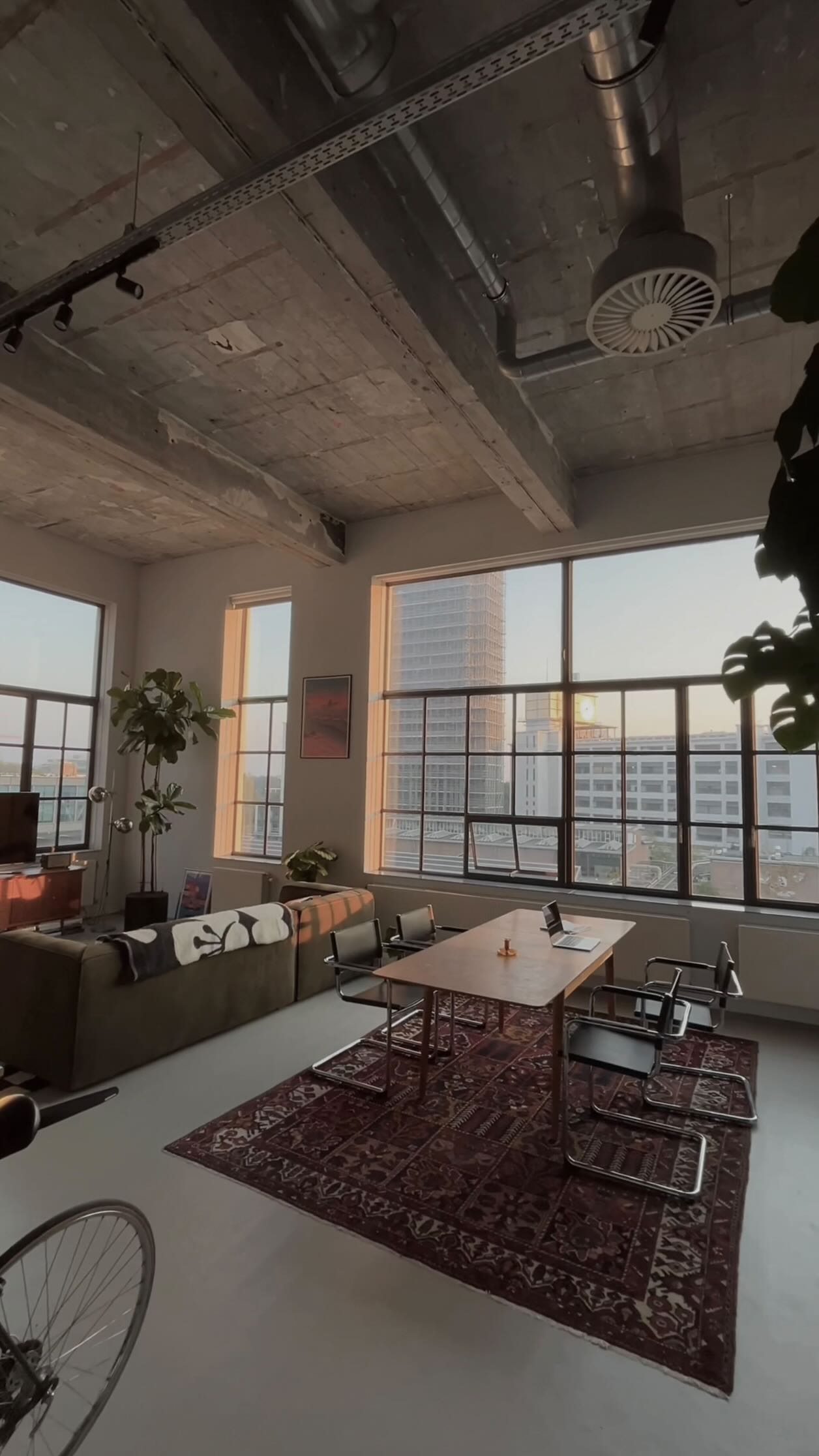 industrial apartment decor