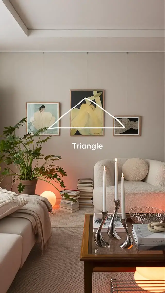 bedroom gallery wall