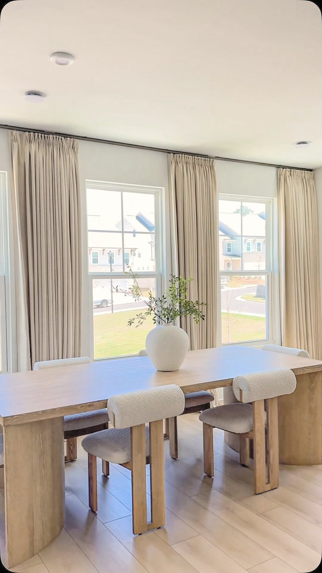 dining room window treatments