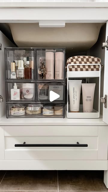 under sink bathroom storage