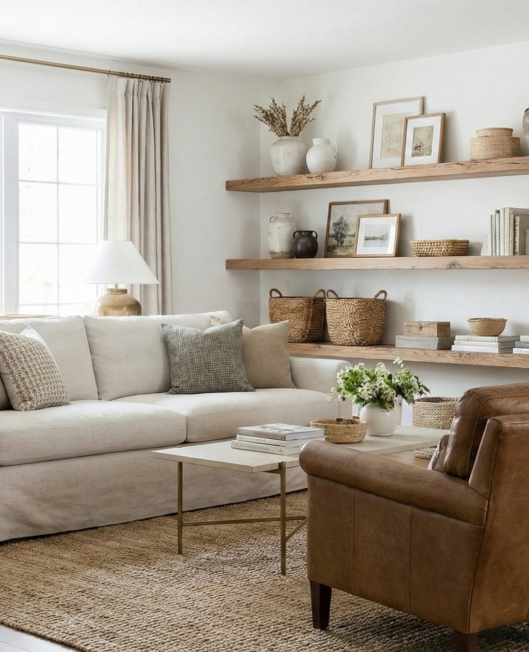 dining room shelving decor