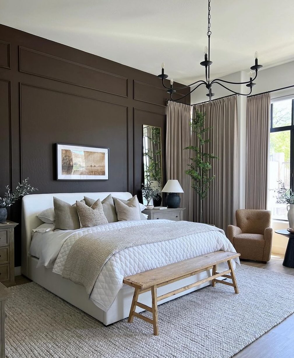 bedroom accent wall