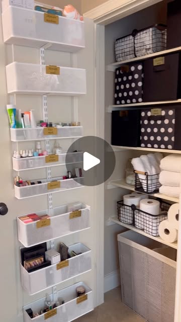 small bathroom organization