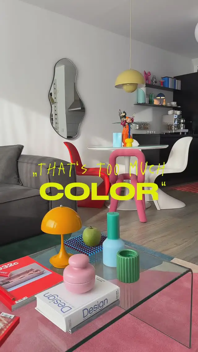 colorful apartment decor