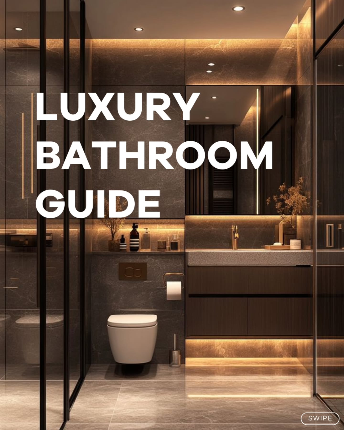 spa like apartment bathroom