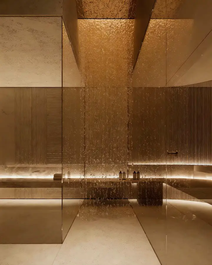 spa like apartment bathroom