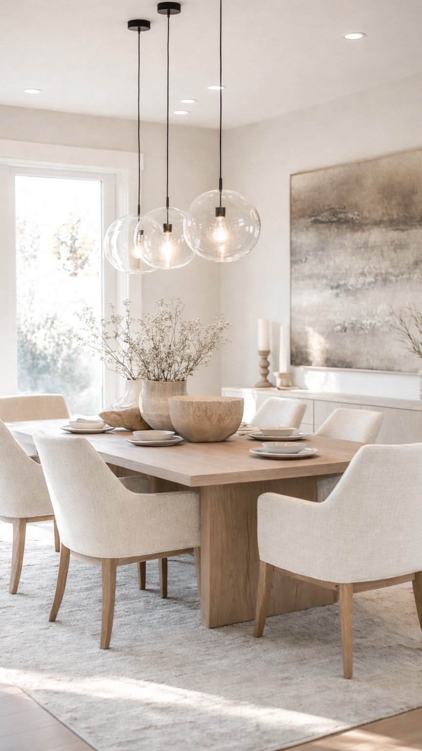 modern farmhouse dining room