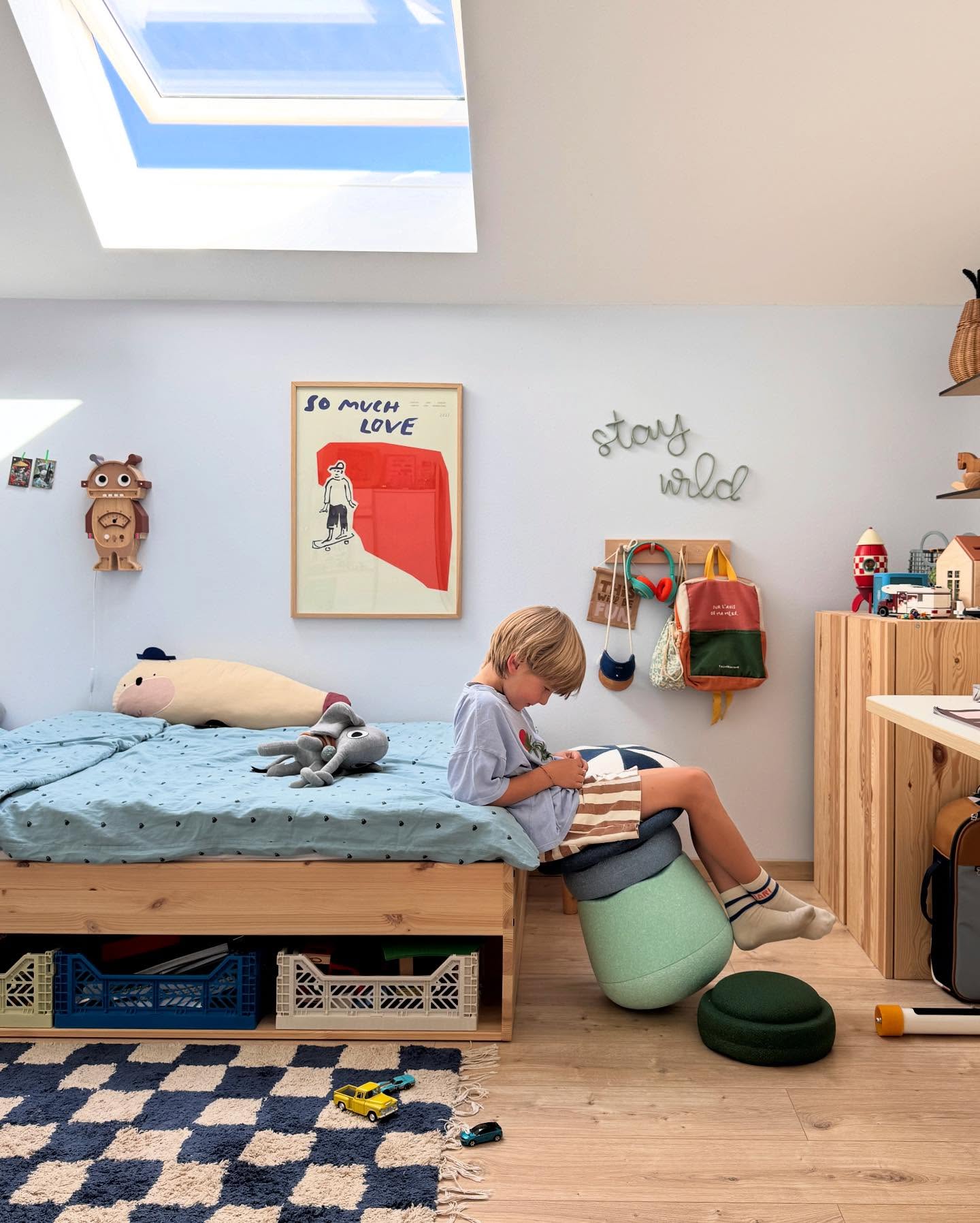 scandinavian kids room