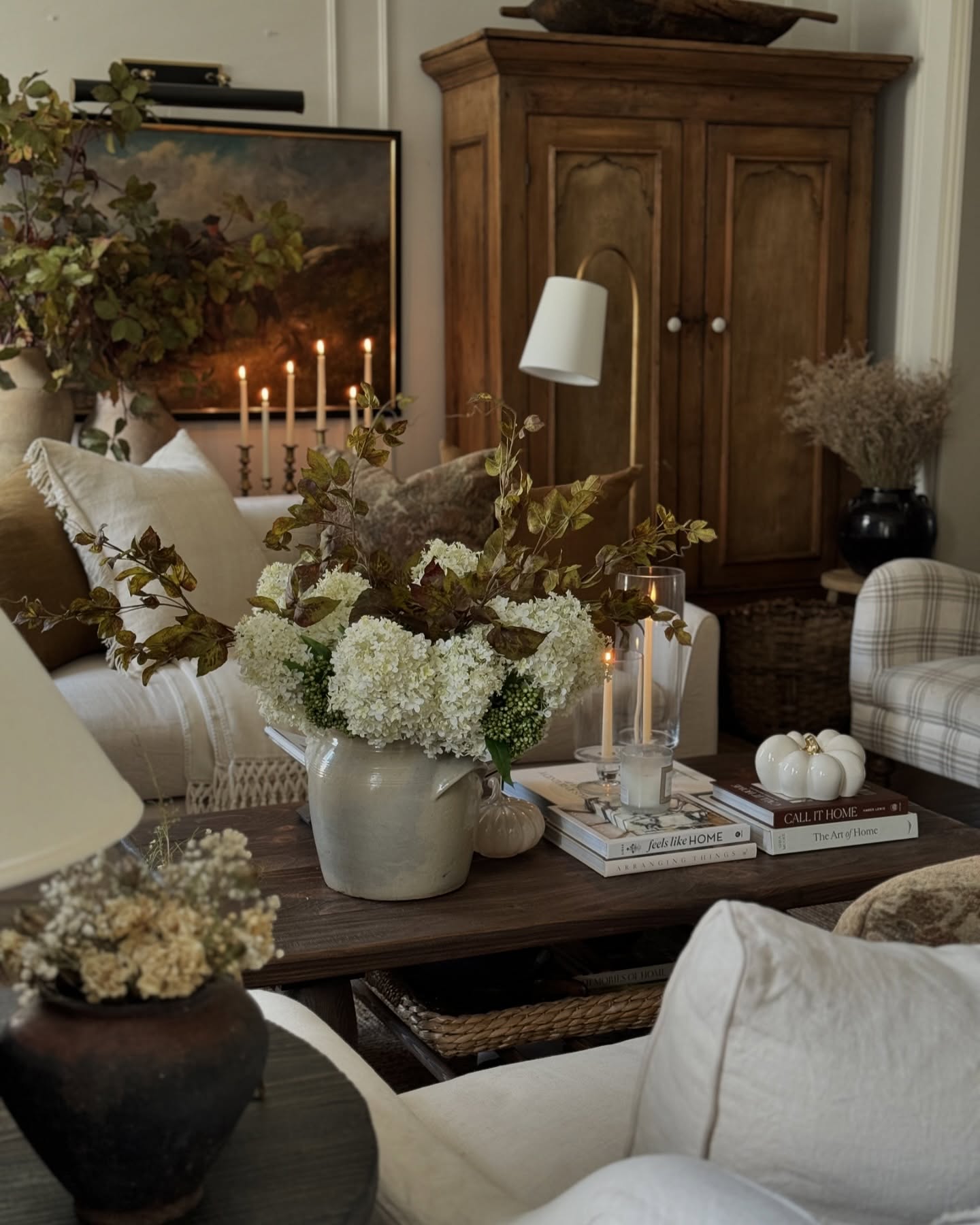 fall dining room decor